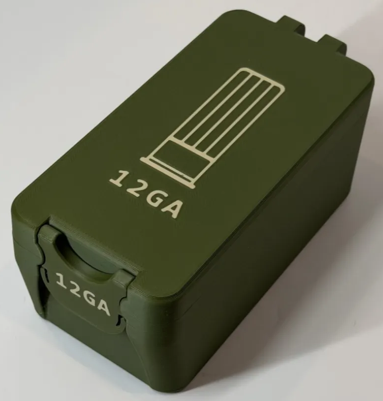 12 Gauge 15 Rounds Ammo Storage Box Case Container