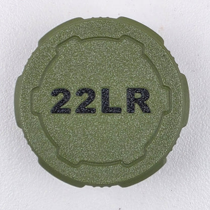 22 LR Mini Ammo Storage Case Container 55 Rounds with Screw On Lid - 3 Pack