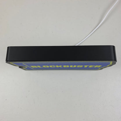 Blockbuster Video Light Up LED Sign Decoration 9” Wide 3D Printed