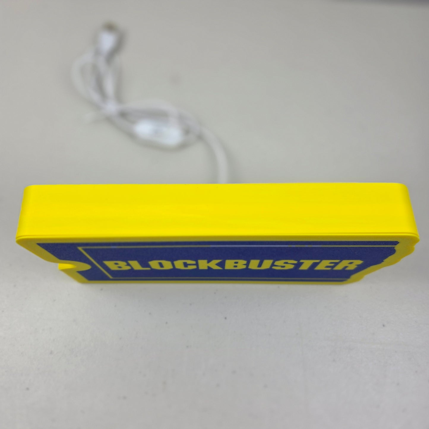 Blockbuster Video Light Up LED Sign Decoration 9” Wide 3D Printed