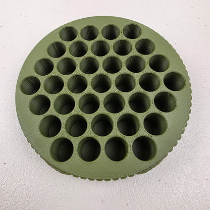 45 ACP Ammo Box Storage Case Container Holds 37 Rounds Screw On Lid - 3D Printed