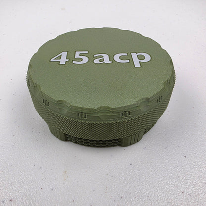 45 ACP Ammo Box Storage Case Container Holds 37 Rounds Screw On Lid - 3D Printed