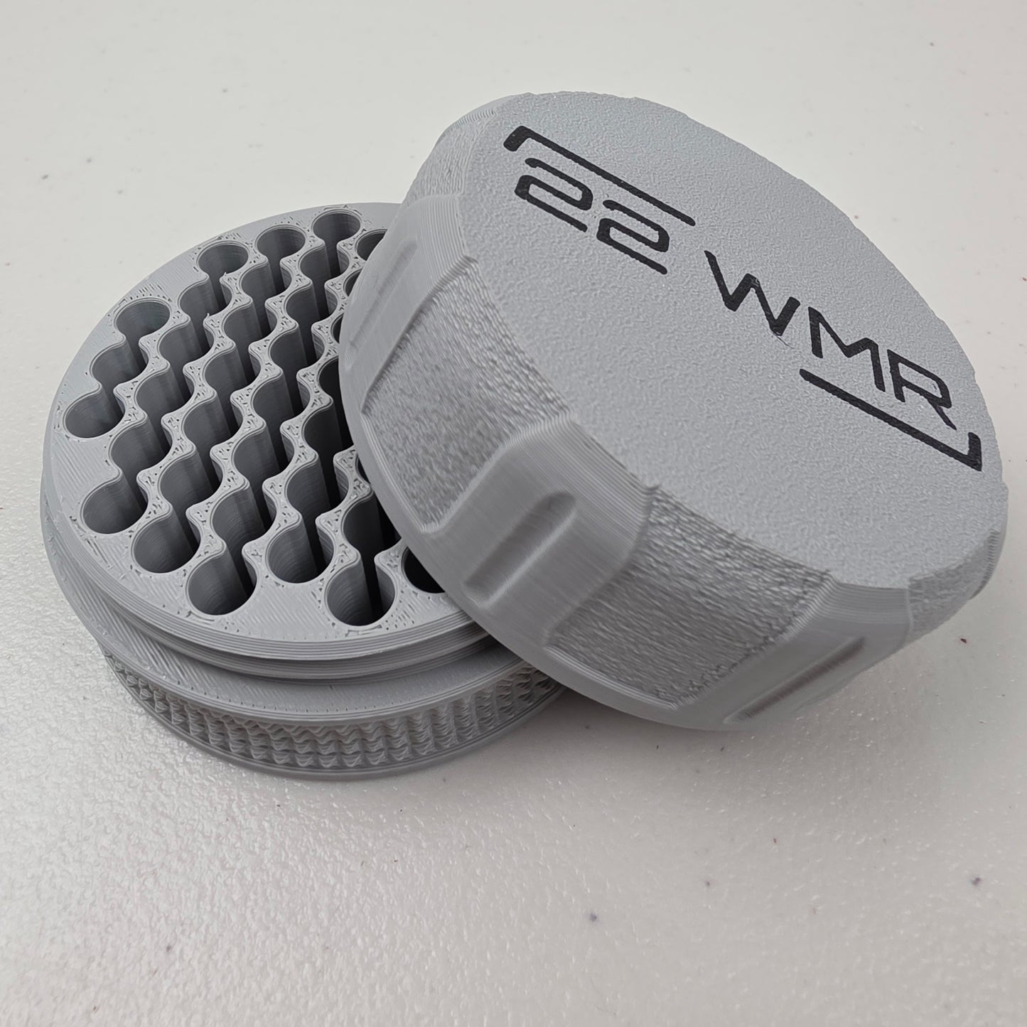 22 WMR MAG Ammo Box Storage Case Container 55 Rounds w/ Screw On Lid 3D Printed