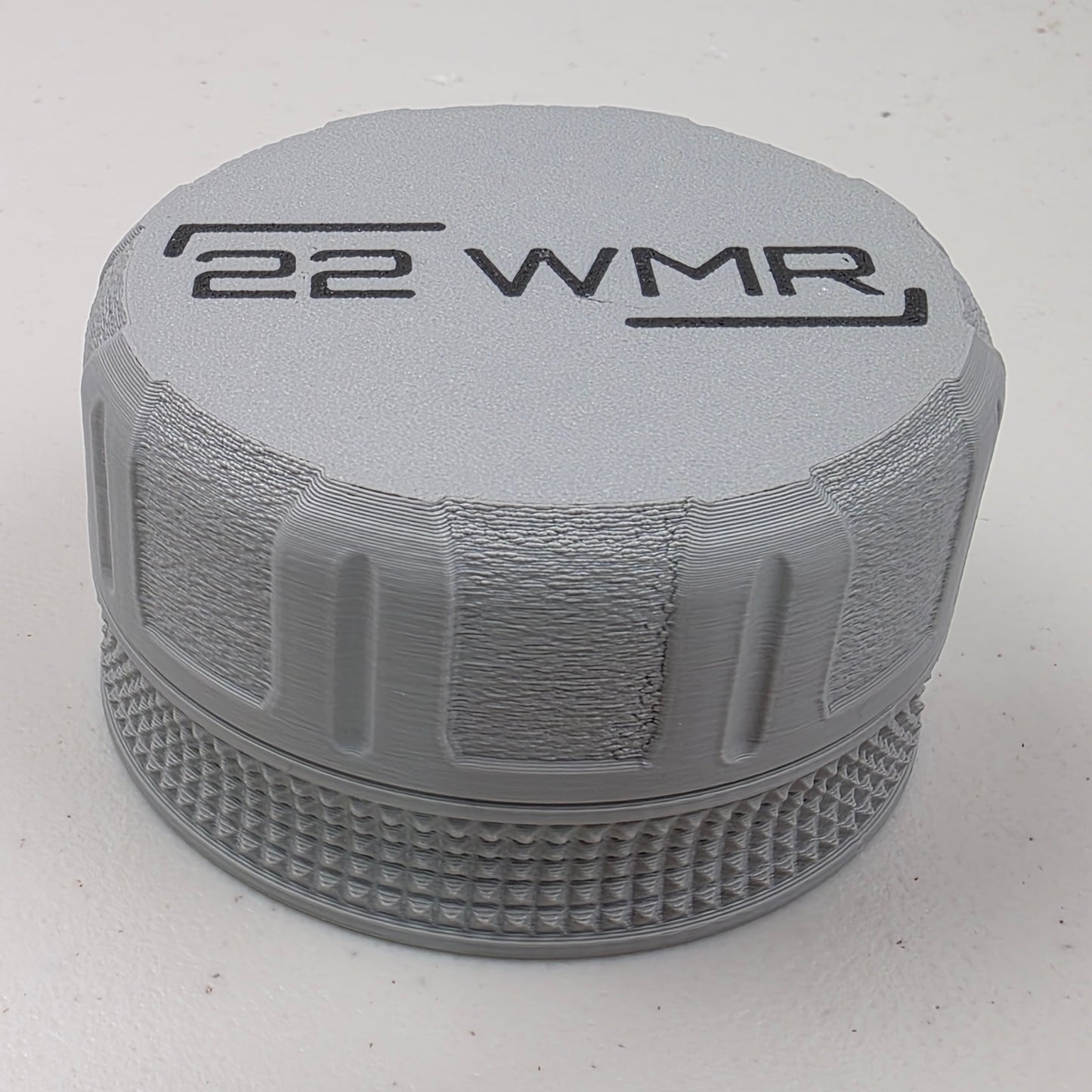 22 WMR MAG Ammo Box Storage Case Container 55 Rounds w/ Screw On Lid 3D Printed