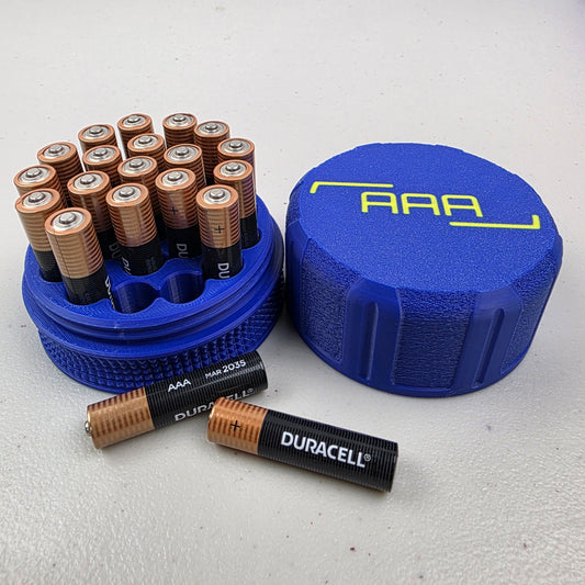 AAA Battery Storage Case Container