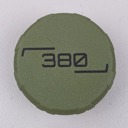 380 Ammo Box Storage Case Container 20 Rounds with Screw On Lid 3D Printed