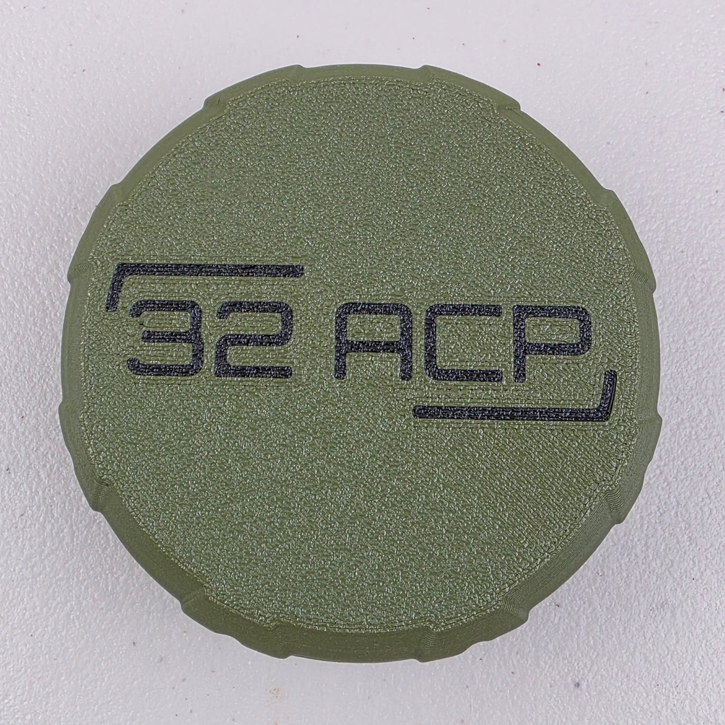 32 ACP Ammo Box Storage Case Container 25 Rounds with Screw On Lid 3D Printed