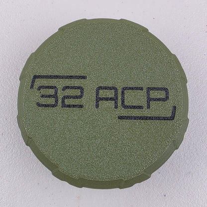 32 ACP Ammo Box Storage Case Container 25 Rounds with Screw On Lid 3D Printed