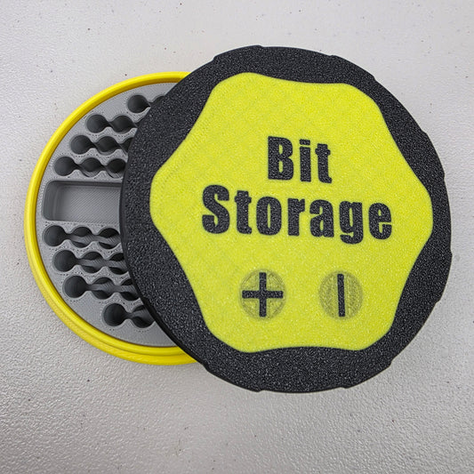 Hex Bit Holder Storage Case Drill Bit Hexagon Tool Organizer 1/4 Inch - Holds 56 USA Made