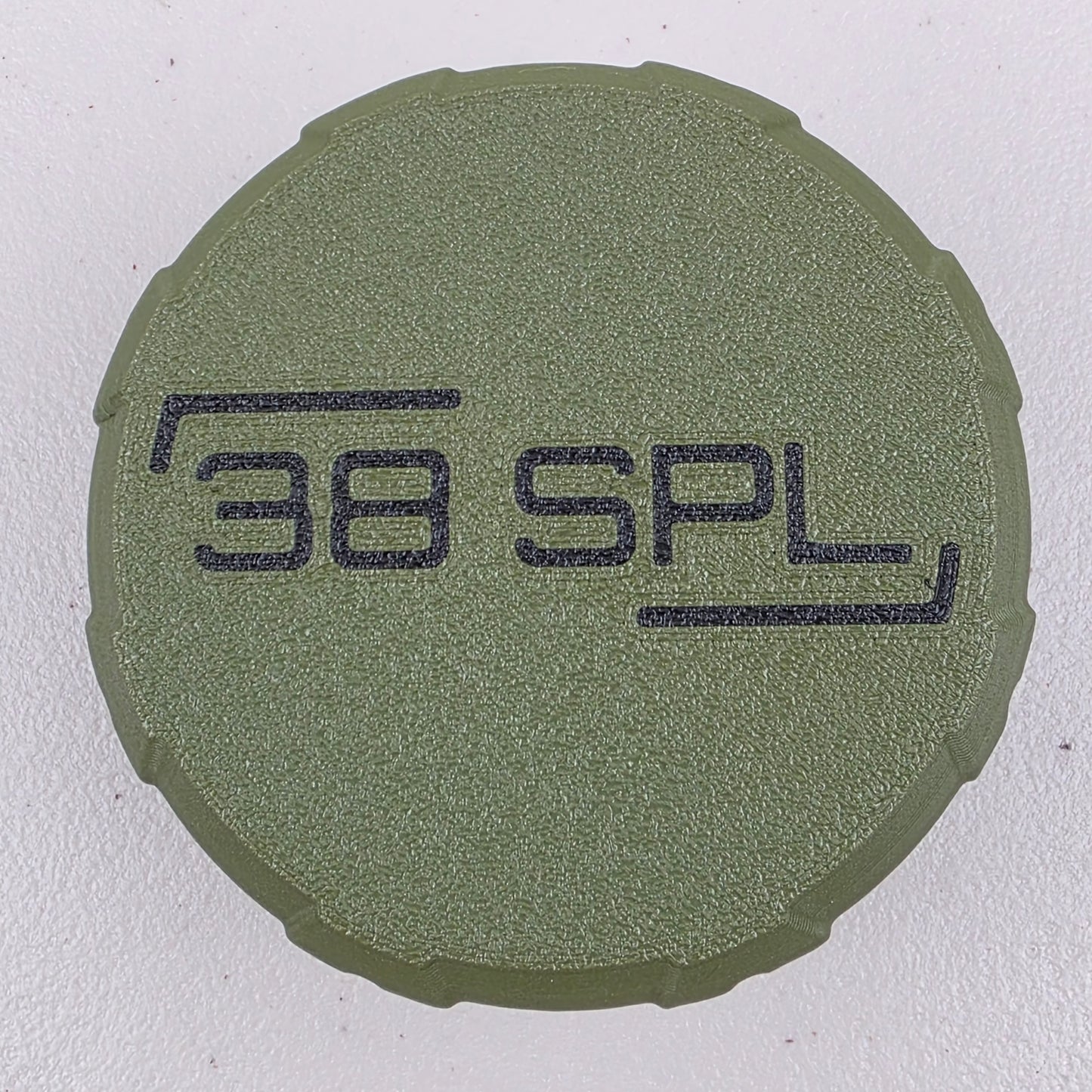 38 SPL Ammo Box Storage Case Container 20 Rounds with Screw On Lid 3D Printed