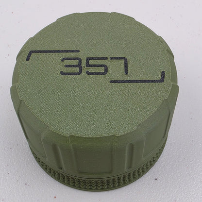 357 MAG Ammo Box Storage Case Container 20 Rounds with Screw On Lid 3D Printed