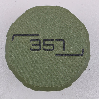 357 MAG Ammo Box Storage Case Container 20 Rounds with Screw On Lid 3D Printed