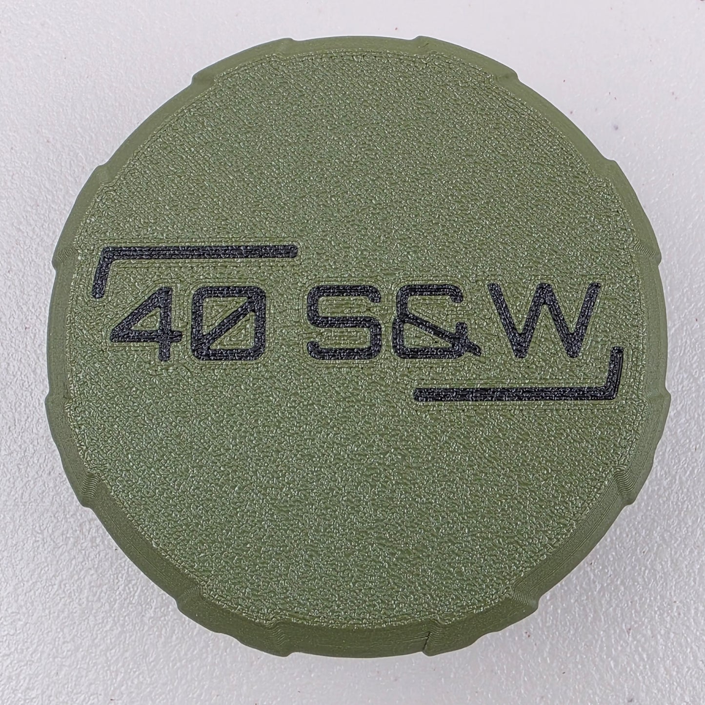 40 S&W Ammo Box Storage Case Container 20 Rounds with Screw On Lid 3D Printed