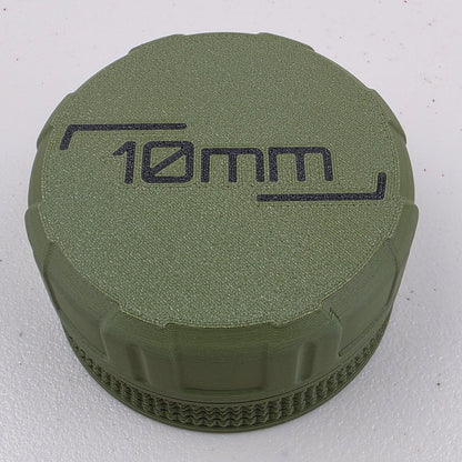 10mm Ammo Box Storage Case Container 20 Rounds with Screw On Lid 3D Printed