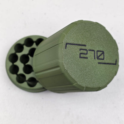 270 Ammo Box Storage Case Container 16 Rounds with Screw On Lid 3D Printed