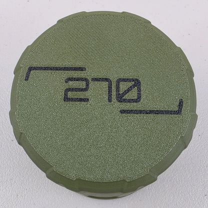270 Ammo Box Storage Case Container 16 Rounds with Screw On Lid 3D Printed