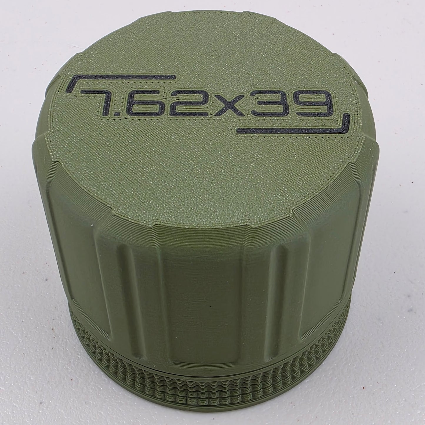 7.62X39mm Ammo Box Storage Case Container 16 Rounds with Screw On Lid 3D Printed