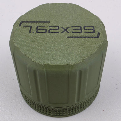 7.62X39mm Ammo Box Storage Case Container 16 Rounds with Screw On Lid 3D Printed