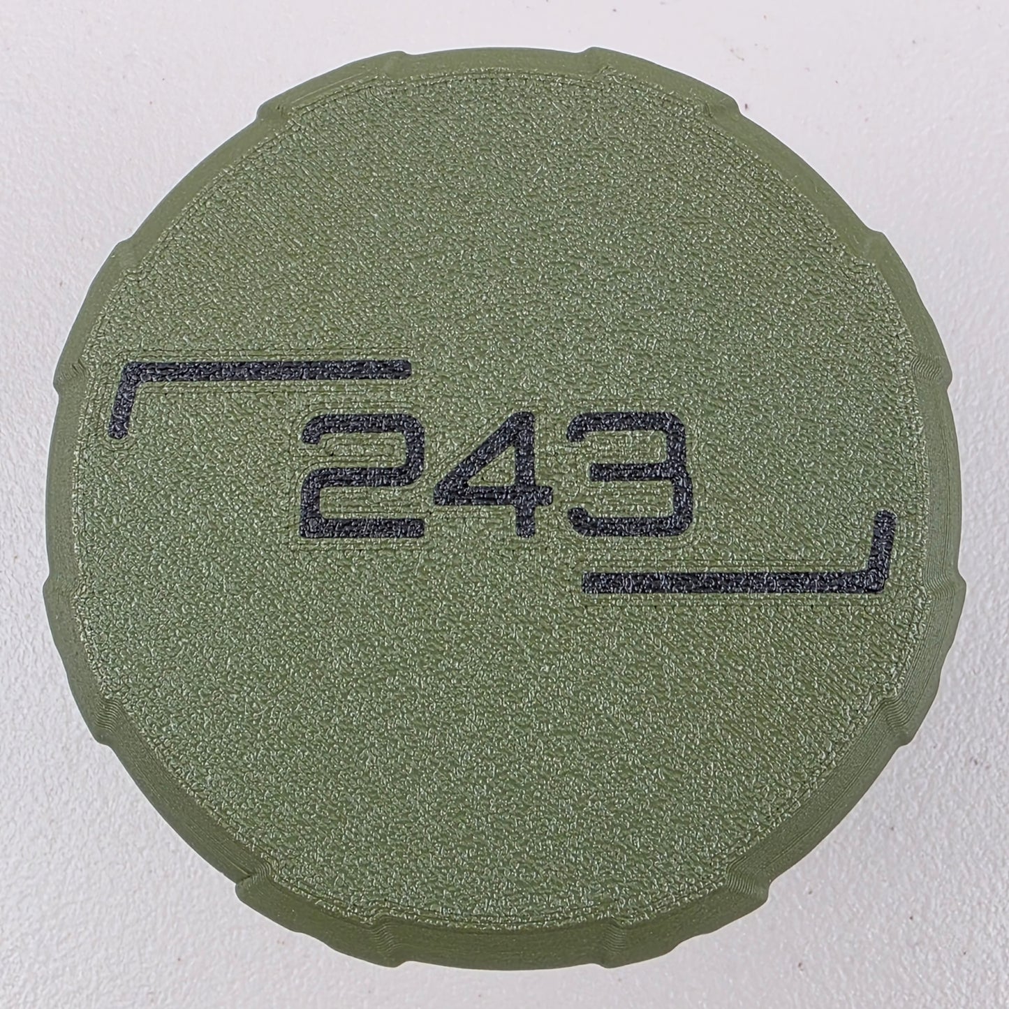 .243 Win Ammo Box Storage Case Container 16 Rounds with Screw On Lid 3D Printed