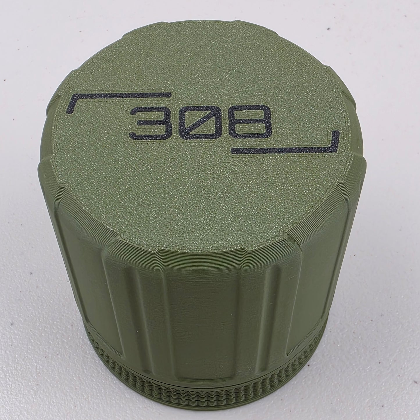 .308 Win Ammo Box Storage Case Container 16 Rounds with Screw On Lid 3D Printed
