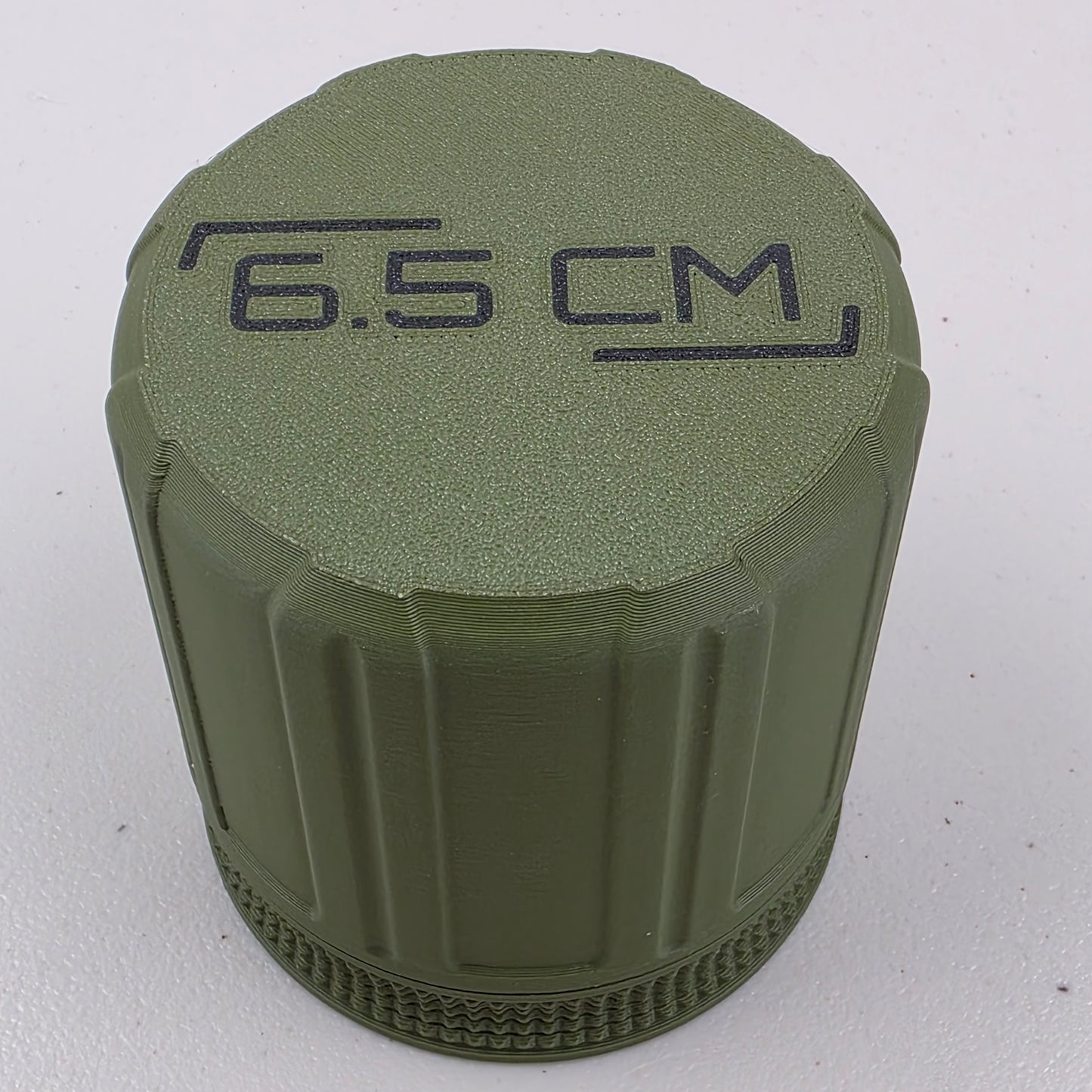 6.5 CM Ammo Box Storage Case Container 16 Rounds with Screw On Lid 3D Printed