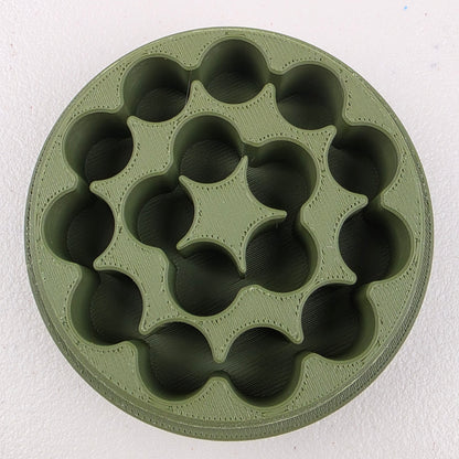 6.5 CM Ammo Box Storage Case Container 16 Rounds with Screw On Lid 3D Printed