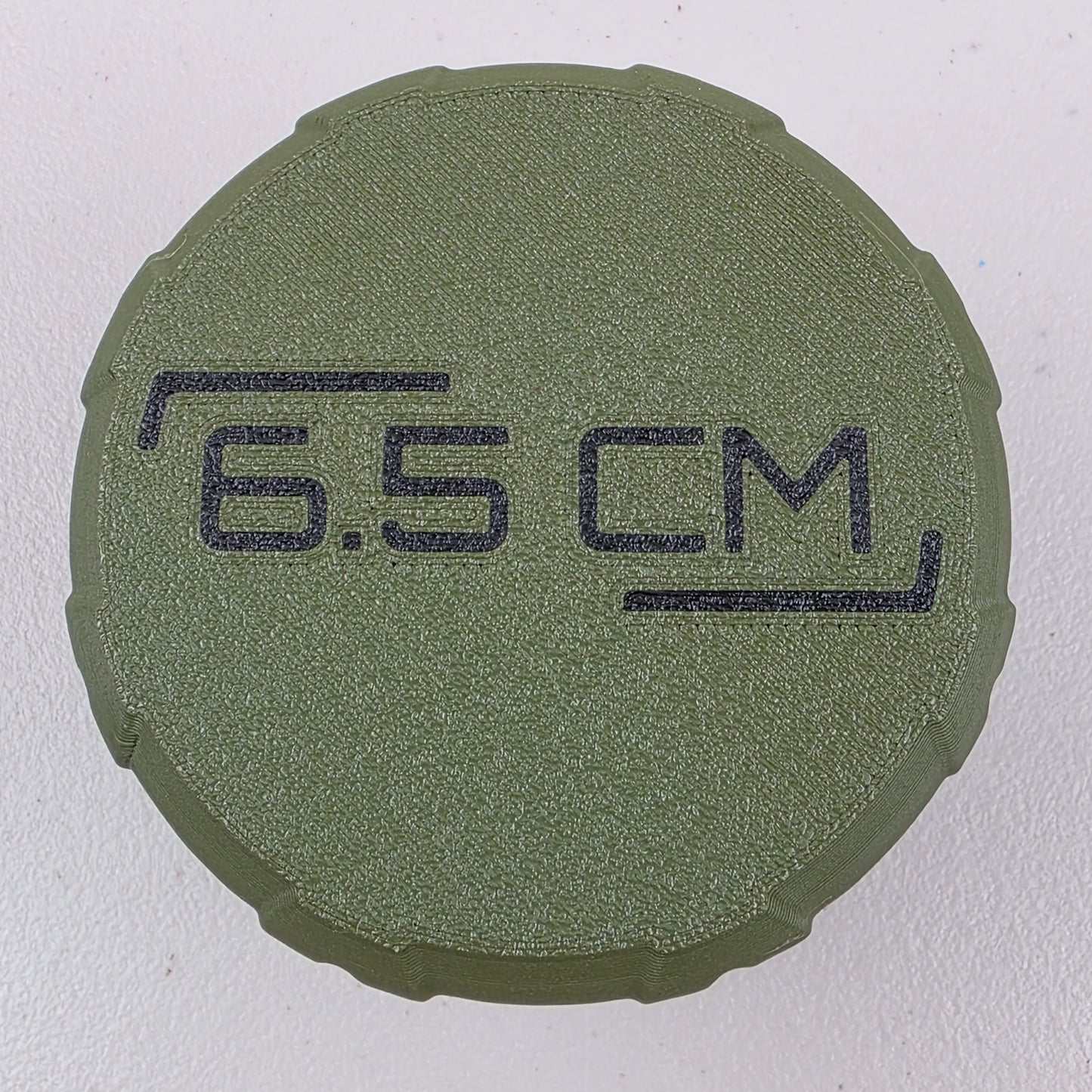 6.5 CM Ammo Box Storage Case Container 16 Rounds with Screw On Lid 3D Printed