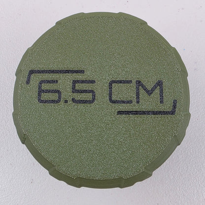 6.5 CM Ammo Box Storage Case Container 16 Rounds with Screw On Lid 3D Printed