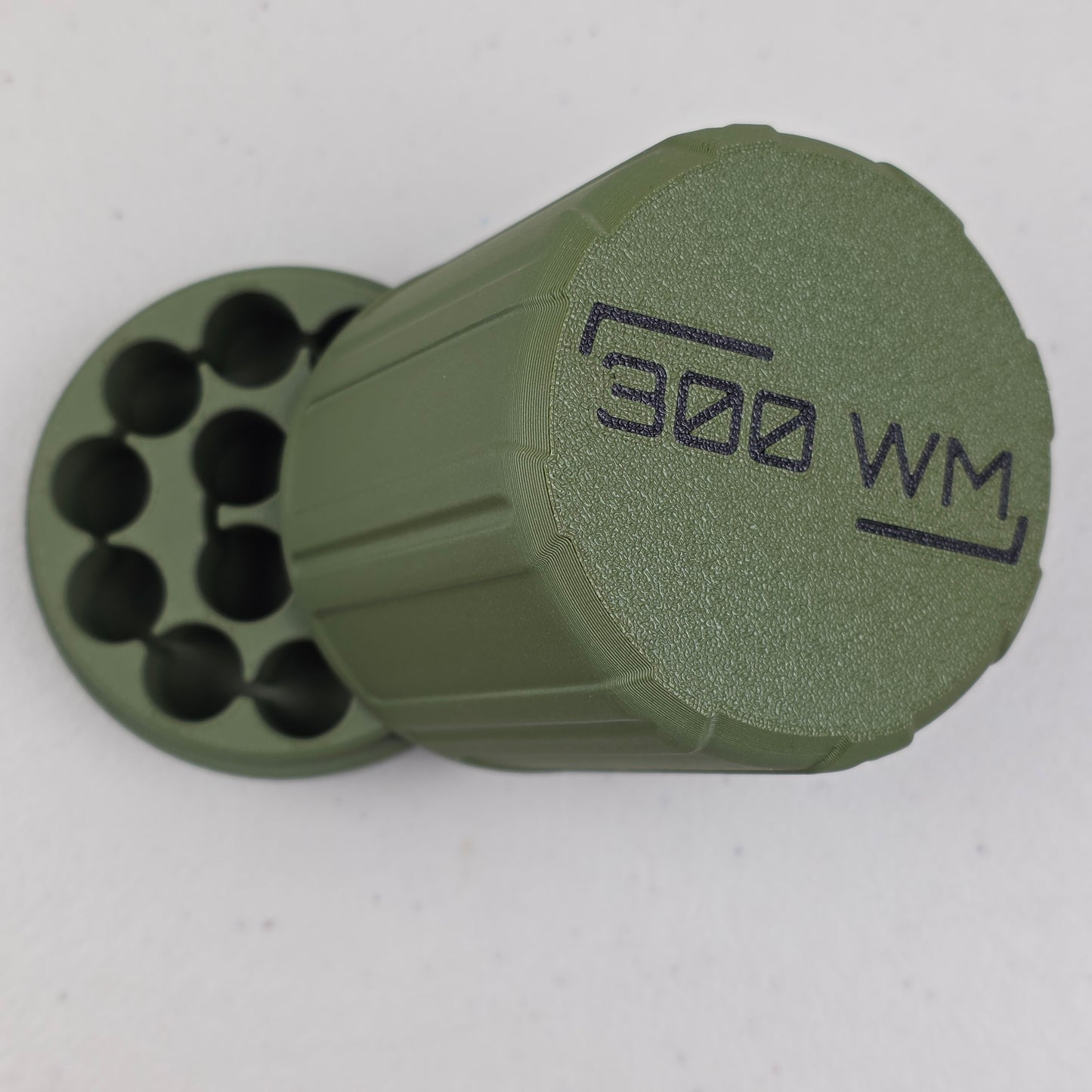 .300 WM Ammo Box Storage Case Container 13 Rounds with Screw On Lid 3D Printed