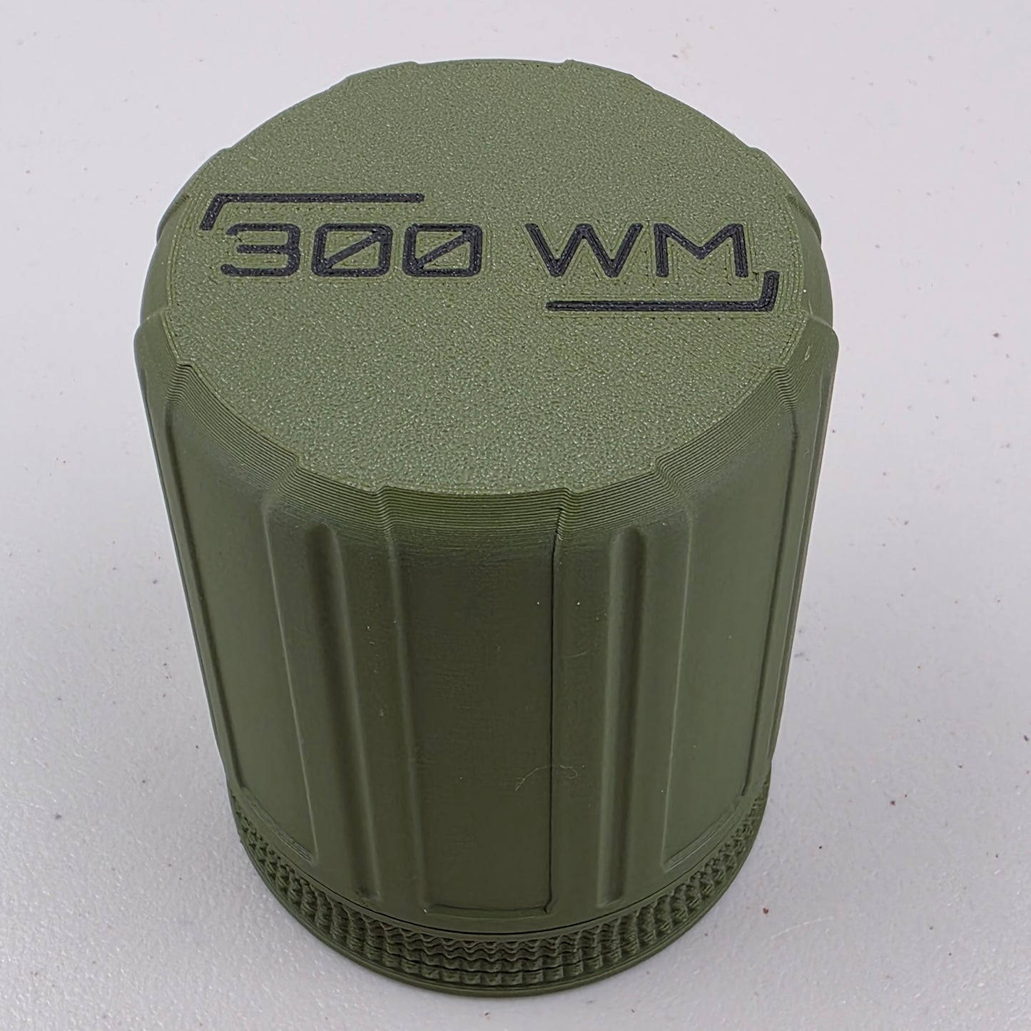 .300 WM Ammo Box Storage Case Container 13 Rounds with Screw On Lid 3D Printed