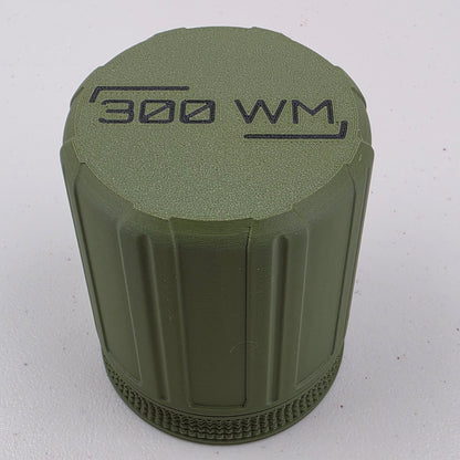 .300 WM Ammo Box Storage Case Container 13 Rounds with Screw On Lid 3D Printed