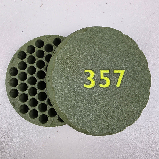 357 MAG Ammo Box Storage Case Container 55 Rounds