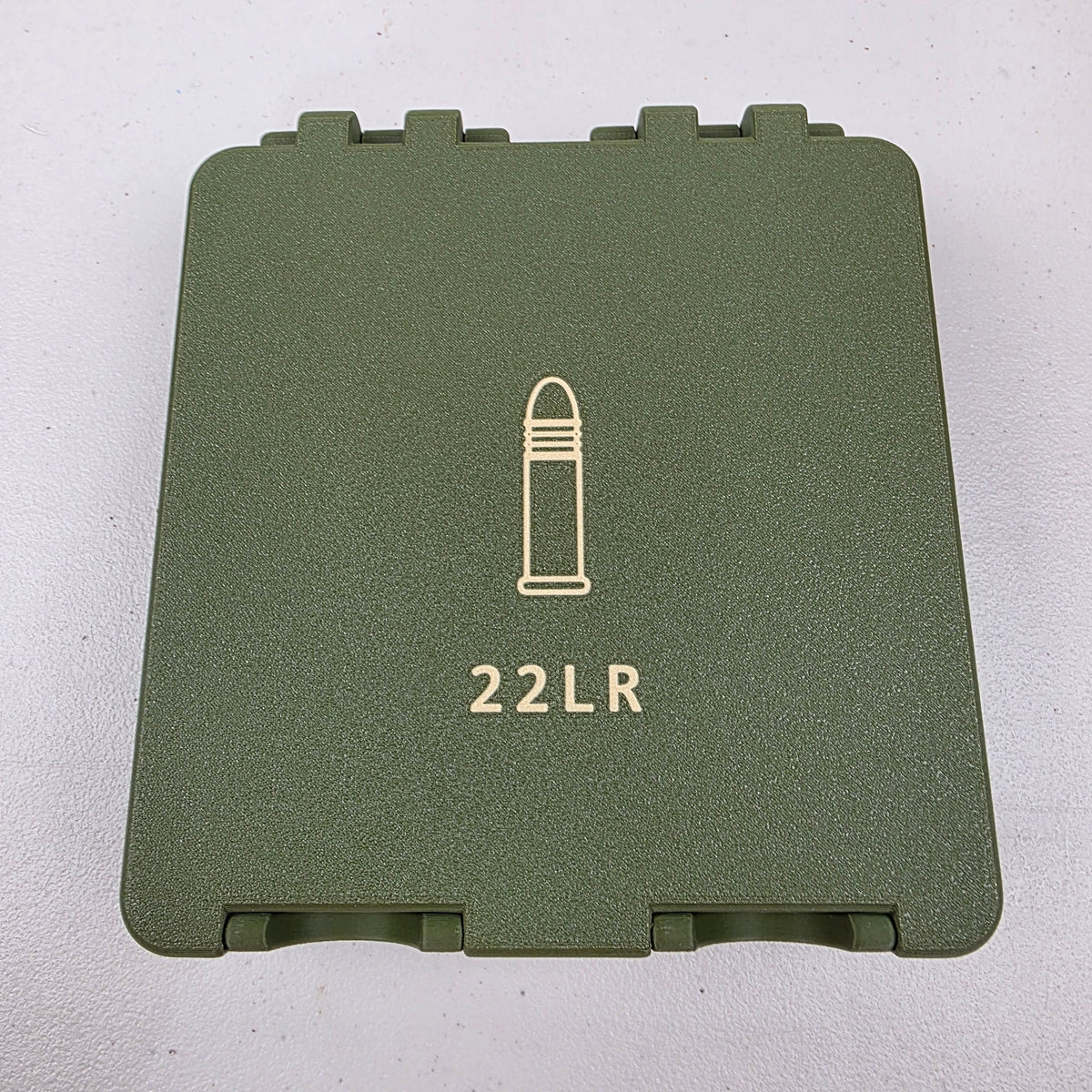 🌟 22 LR Ammo Box Storage Case Container  Holds 300 Rounds with Hinged Lid & Latch