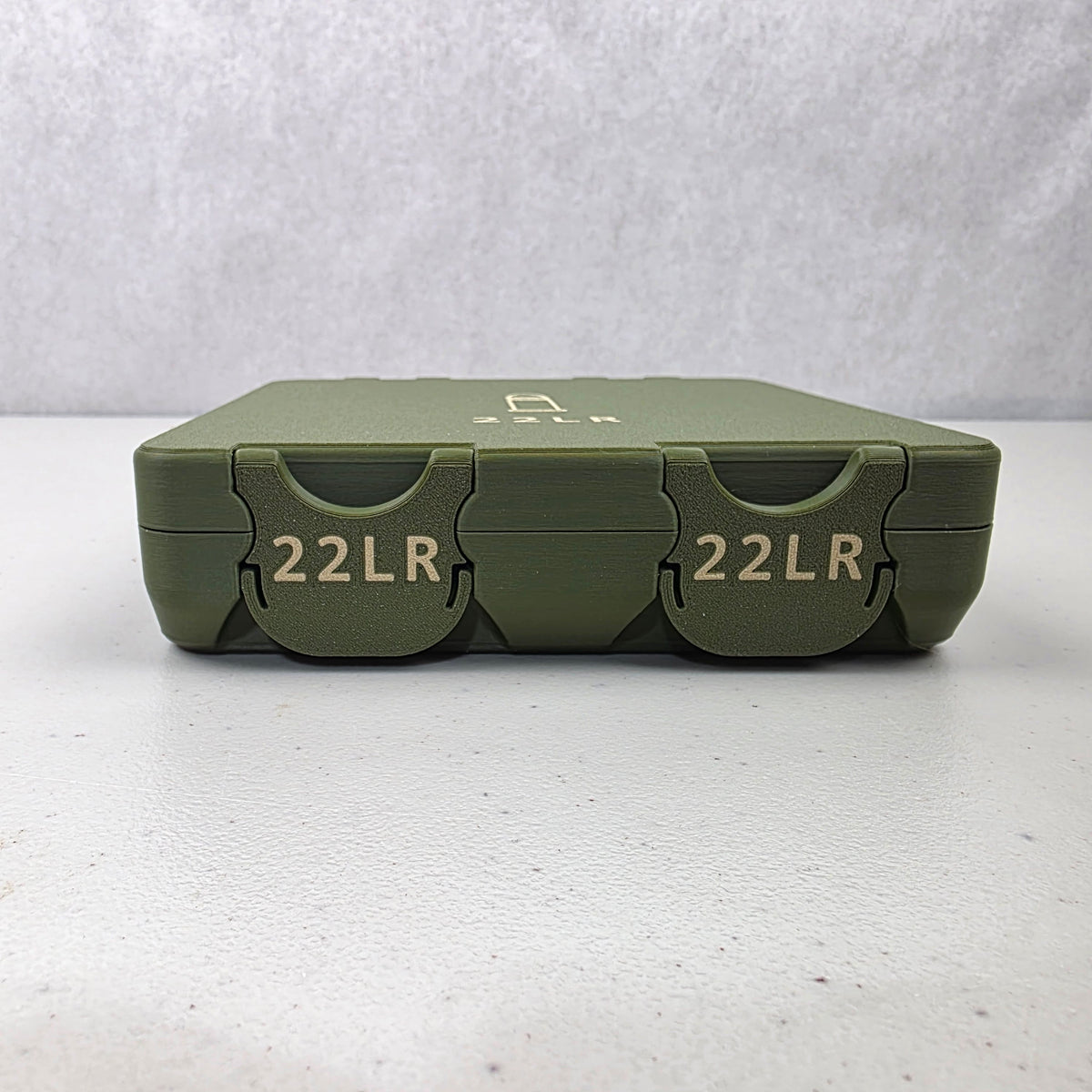 🌟 22 LR Ammo Box Storage Case Container  Holds 300 Rounds with Hinged Lid & Latch