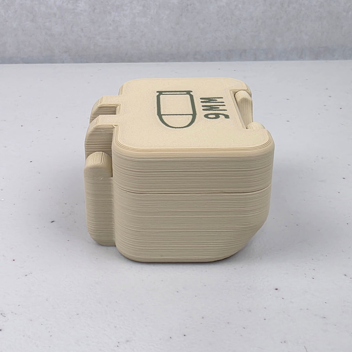 9mm 10 Rounds Ammo Storage Box Case Container Hinged Lid & Latch