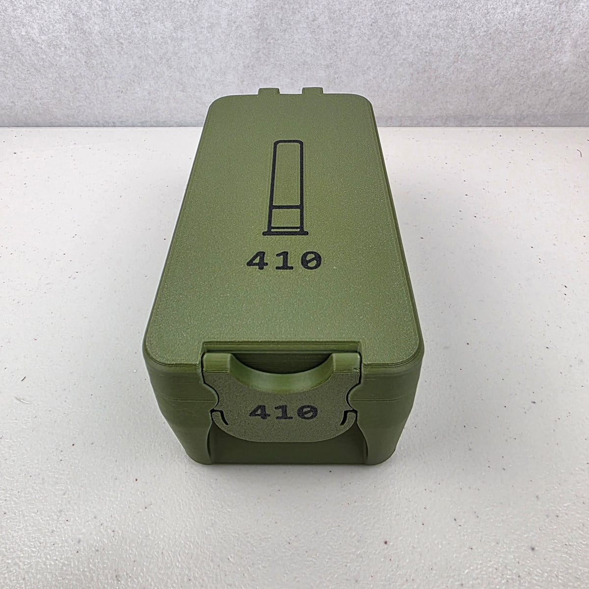 410 Bore 36 Rounds 3" Shell Ammo Storage Box Case Container Hinged Lid & Latch USA Made