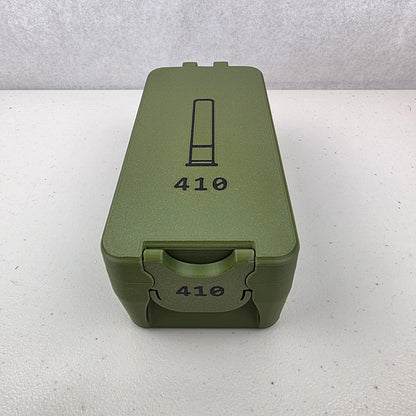 410 Bore 36 Rounds 3" Shell Ammo Storage Box Case Container Hinged Lid & Latch USA Made