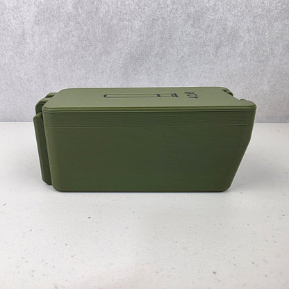 410 Bore 36 Rounds 3" Shell Ammo Storage Box Case Container Hinged Lid & Latch USA Made