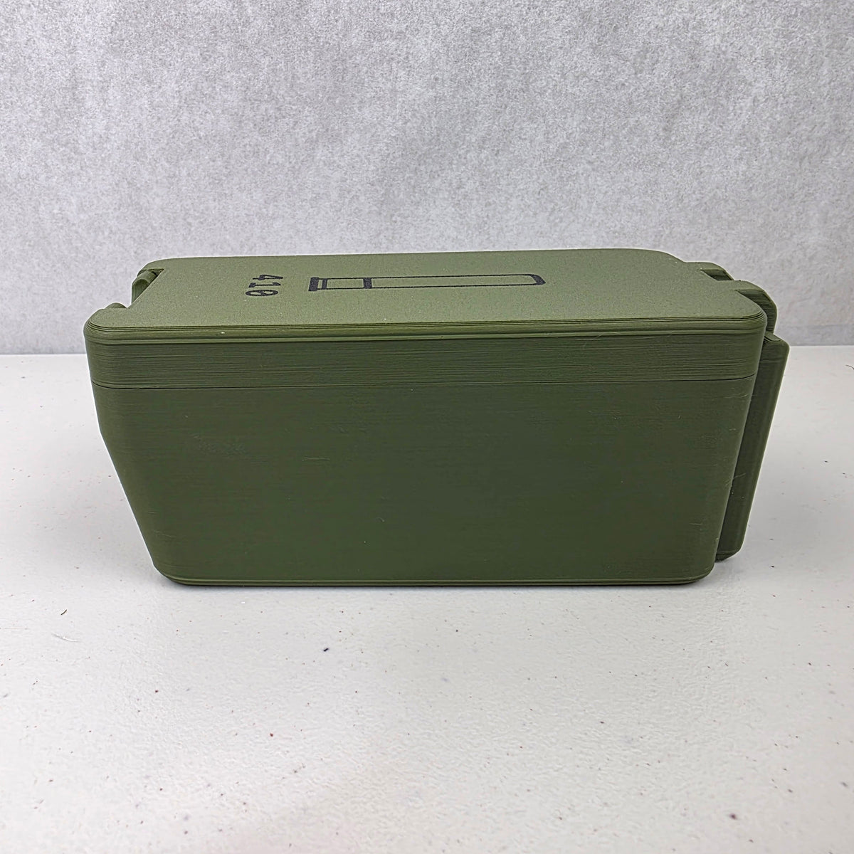 410 Bore 36 Rounds 3" Shell Ammo Storage Box Case Container Hinged Lid & Latch USA Made