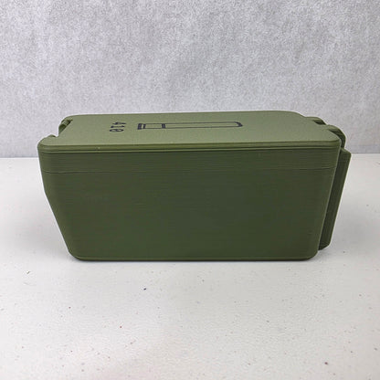 410 Bore 36 Rounds 3" Shell Ammo Storage Box Case Container Hinged Lid & Latch USA Made