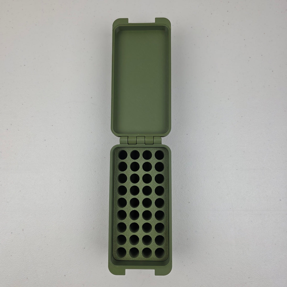 410 Bore 36 Rounds 3" Shell Ammo Storage Box Case Container Hinged Lid & Latch USA Made