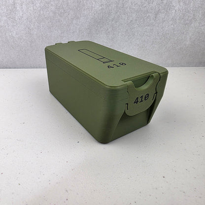410 Bore 36 Rounds 3" Shell Ammo Storage Box Case Container Hinged Lid & Latch USA Made