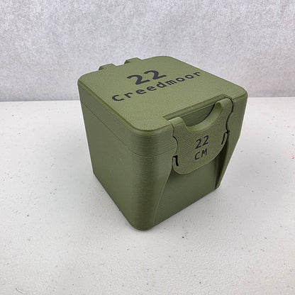 22 Creedmoor 25 Rounds Ammo Box Storage Case Container
