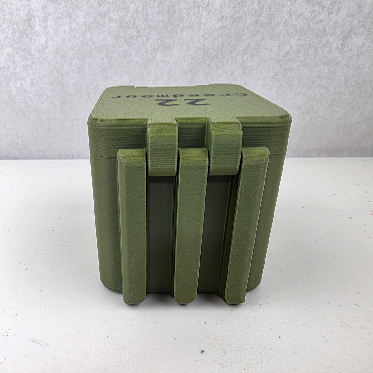 22 Creedmoor 25 Rounds Ammo Box Storage Case Container