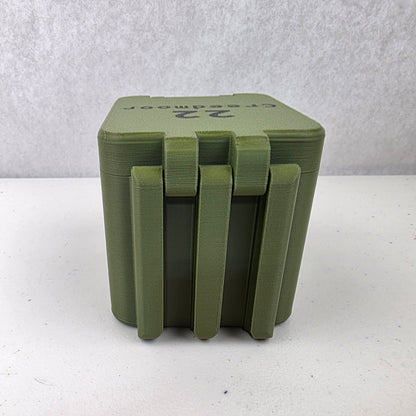 22 Creedmoor 25 Rounds Ammo Box Storage Case Container