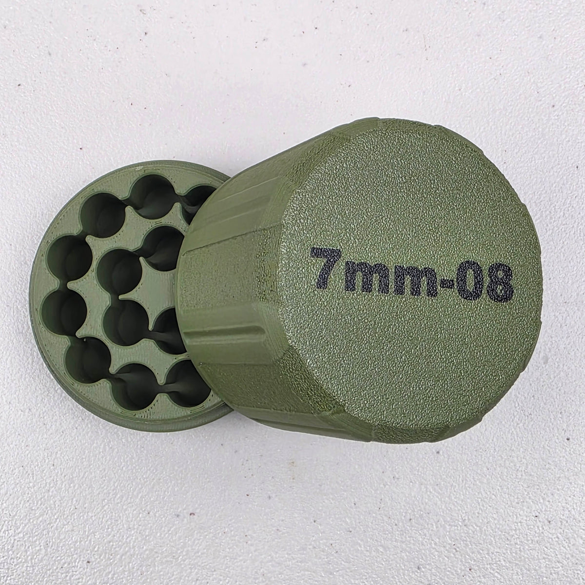 7mm-08 16 Rounds Ammo Storage Box Case Container