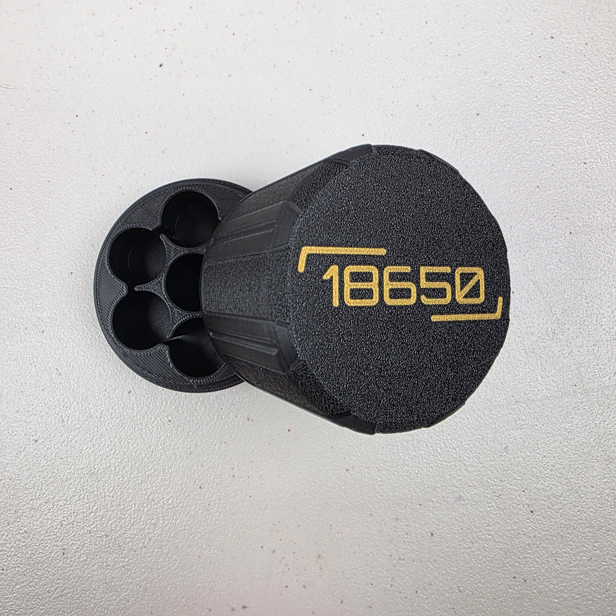 18650 Battery Storage Case Container Holds 7 Batteries