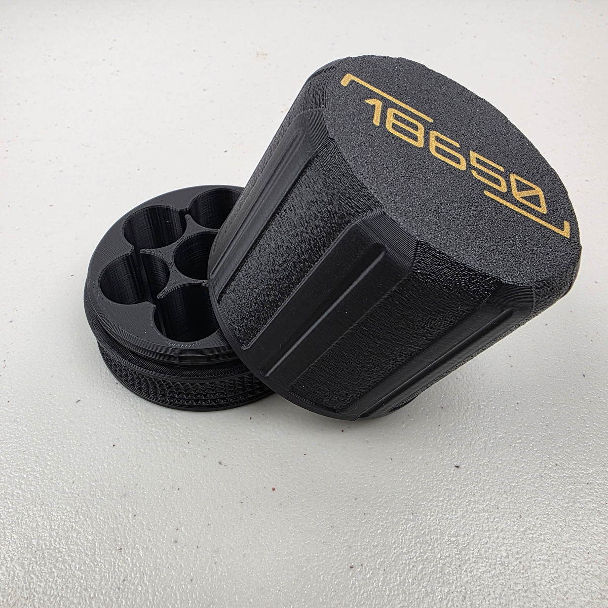 18650 Battery Storage Case Container Holds 7 Batteries