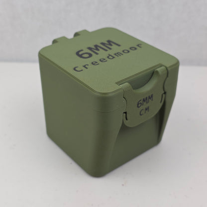 6mm Creedmoor 25 Rounds Ammo Box Storage Case Container