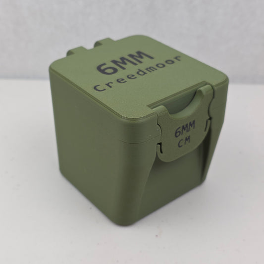 6mm Creedmoor 25 Rounds Ammo Box Storage Case Container